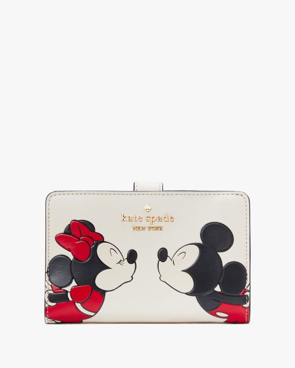Kate Spade Disney X Kate Spade New York Minnie Medium Compact Bifold Wallet