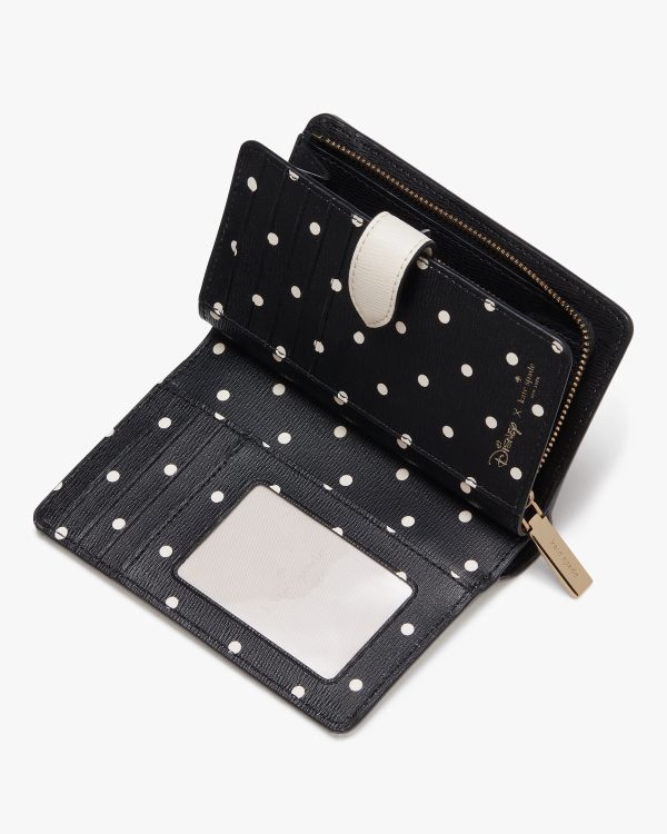 Kate Spade Disney X Kate Spade New York Minnie Medium Compact Bifold Wallet