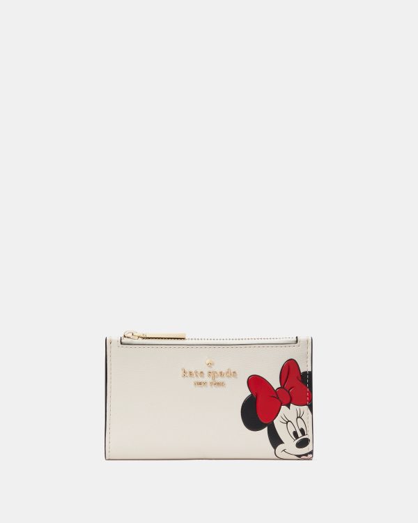 Kate Spade Disney X Kate Spade New York Minnie Small Slim Bifold Wallet