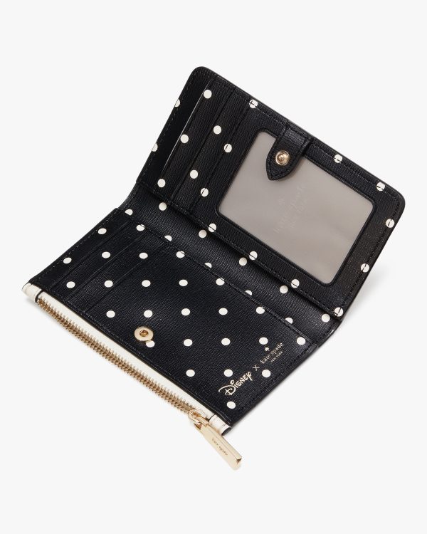 Kate Spade Disney X Kate Spade New York Minnie Small Slim Bifold Wallet