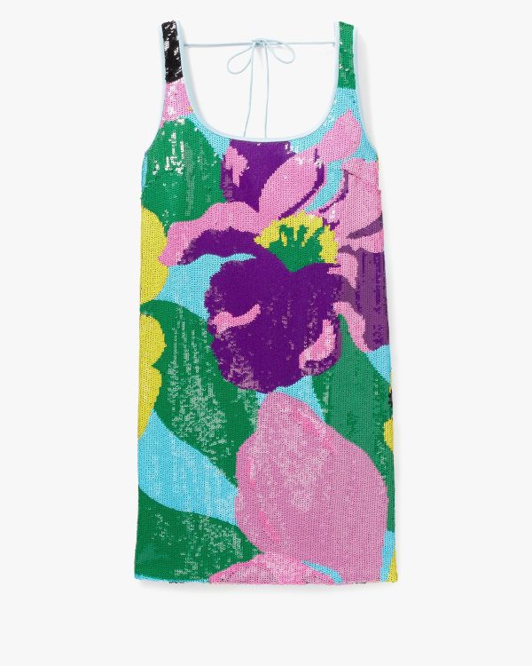 Kate Spade Orchid Bloom Sequin Dress
