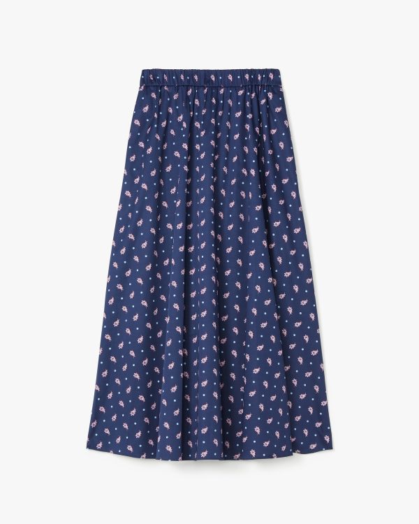 Kate Spade Paisley Foulard Midi Skirt