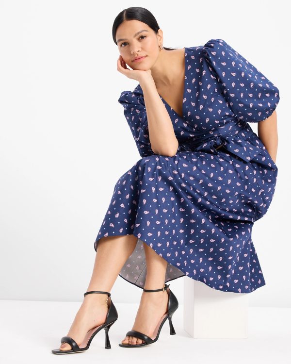 Kate Spade Paisley Foulard Wrap Top