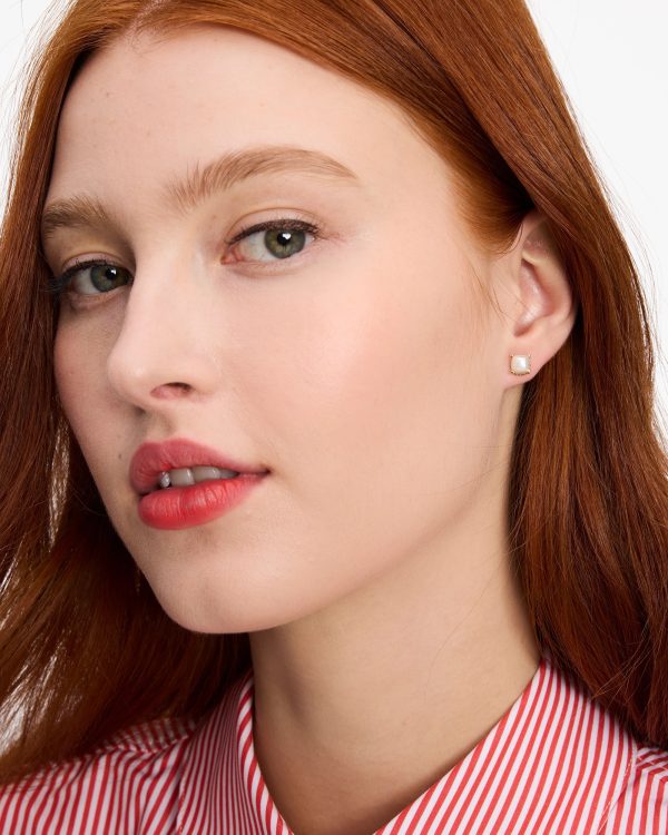 Kate Spade Little Luxuries 6mm Square Studs