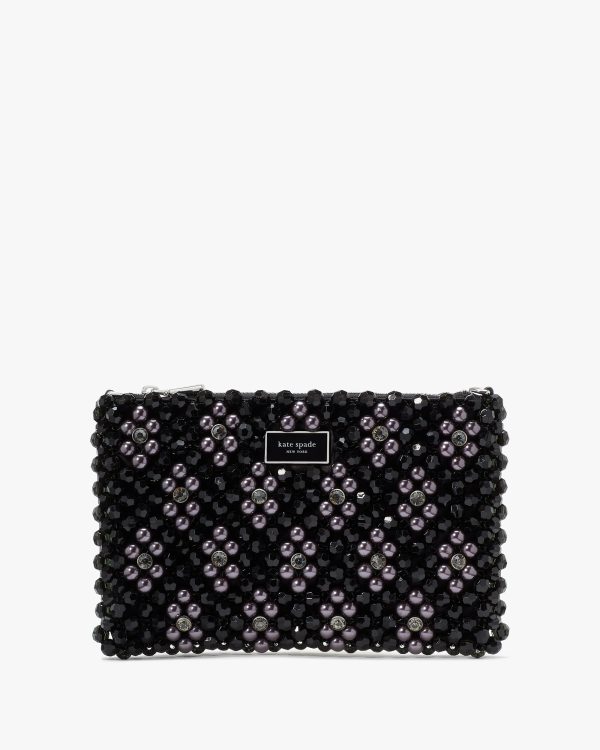 Kate Spade Purl Flower Beaded Mini Shoulder Bag