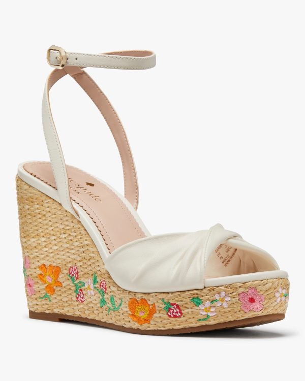 Kate Spade Tallulah Strawberry Garden Espadrilles