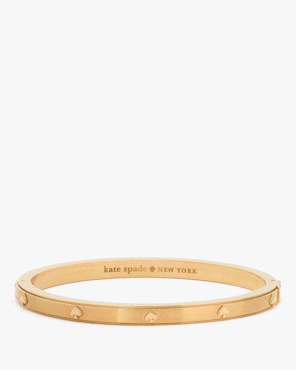 Kate Spade Spot The Spade Metal 5mm Hinge Bangle