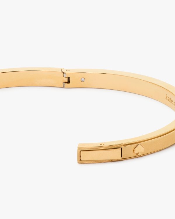 Kate Spade Spot The Spade Metal 5mm Hinge Bangle