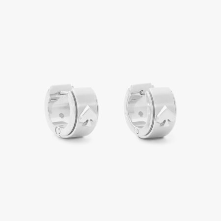 Kate Spade Spot The Spade Metal Huggies