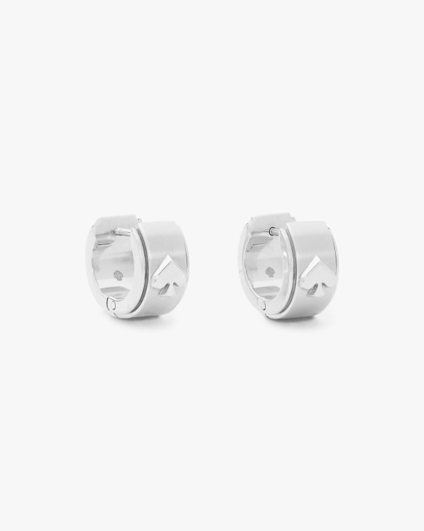 Kate Spade Spot The Spade Metal Huggies