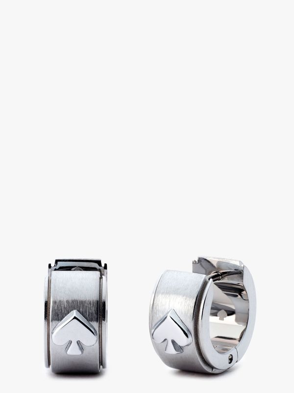 Kate Spade Spot The Spade Metal Huggies
