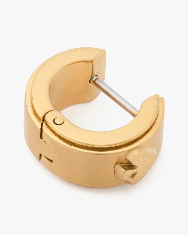 Kate Spade Spot The Spade Metal Huggies