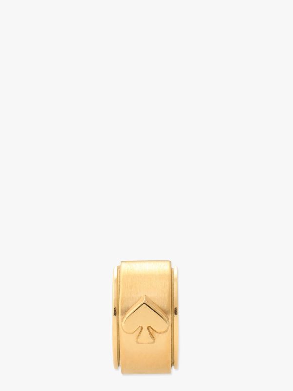 Kate Spade Spot The Spade Metal Huggies