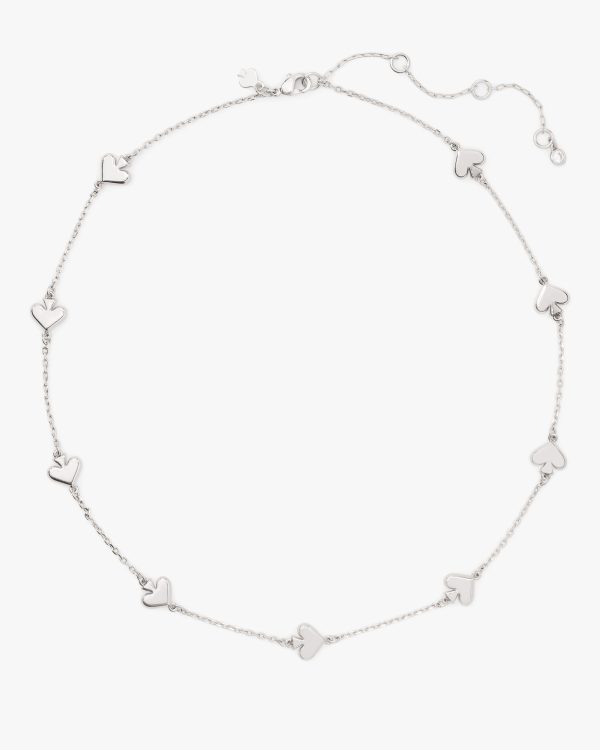 Kate Spade Spot The Spade Metal Scatter Necklace