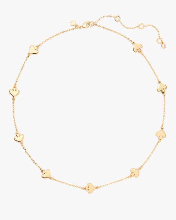Kate Spade Spot The Spade Metal Scatter Necklace