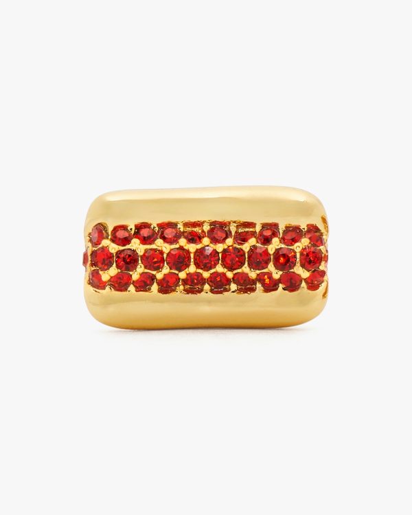 Kate Spade What A Snack Pavé Hot Dog Studs