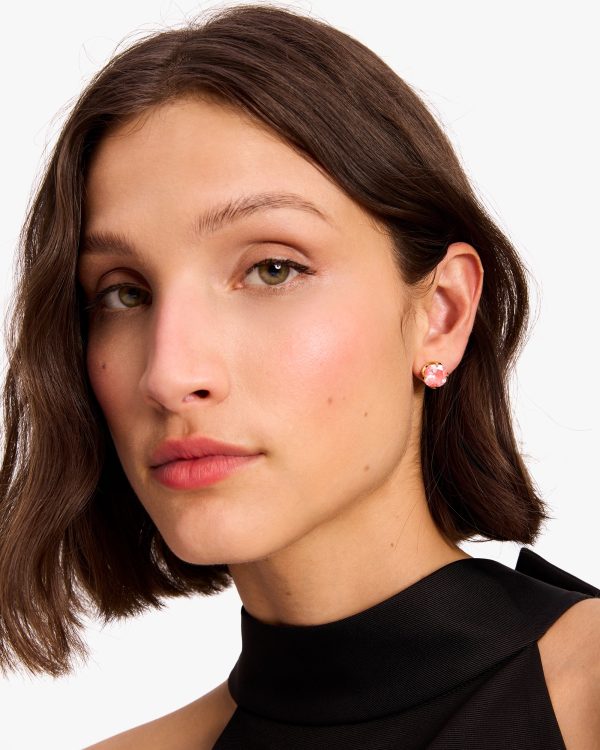Kate Spade Pop Of Joy 10mm Spade Flower Studs