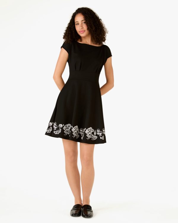 Kate Spade Embroidered Fiorella Dress