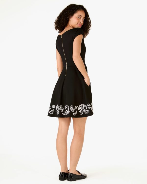 Kate Spade Embroidered Fiorella Dress