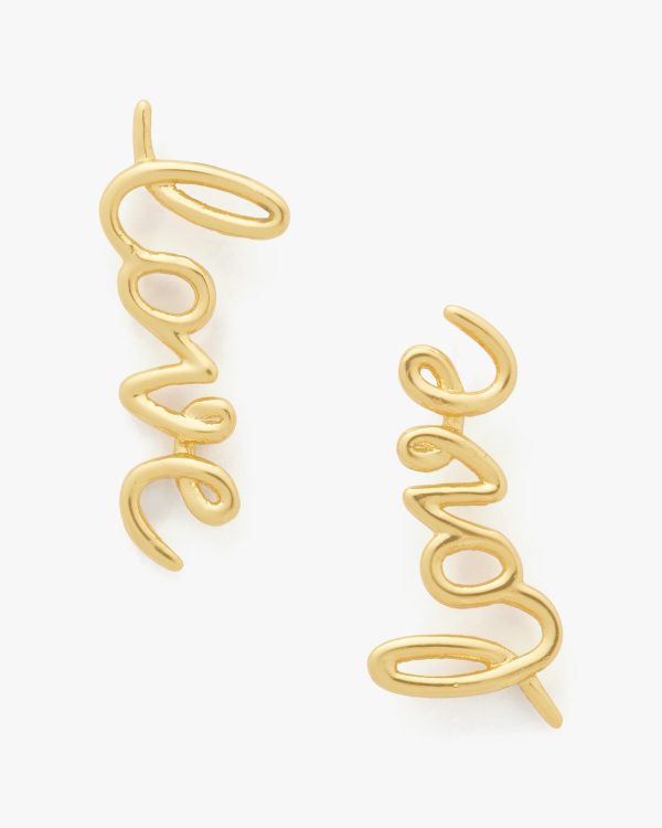 Kate Spade Say Yes Love Earrings