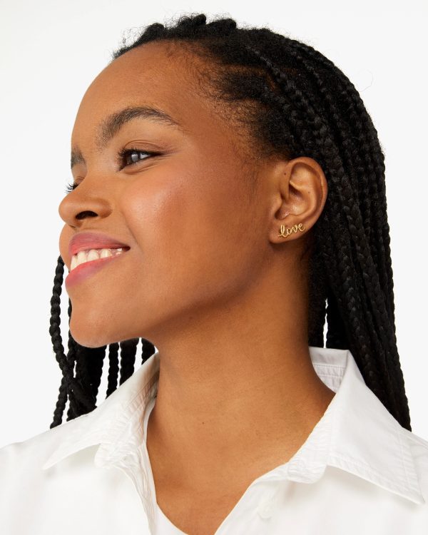 Kate Spade Say Yes Love Earrings