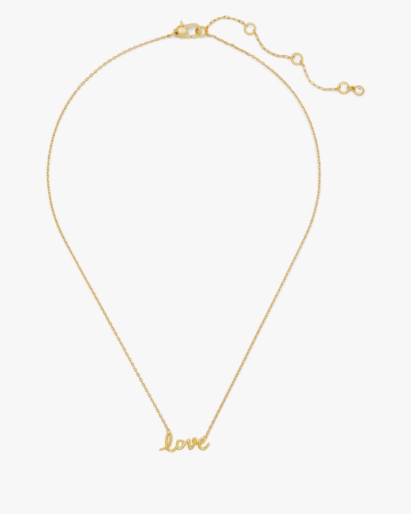Kate Spade Say Yes Love Pendant
