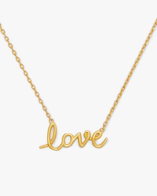 Kate Spade Say Yes Love Pendant