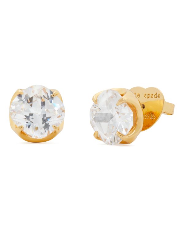 Kate Spade Pop Of Joy 10mm Spade Flower Studs