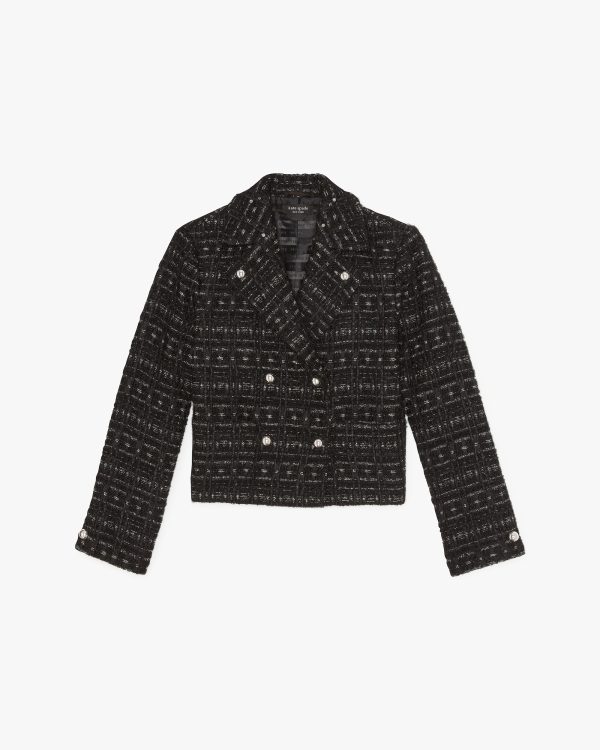 Kate Spade Galaxy Tweed Moto Jacket