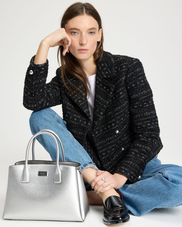 Kate Spade Galaxy Tweed Moto Jacket