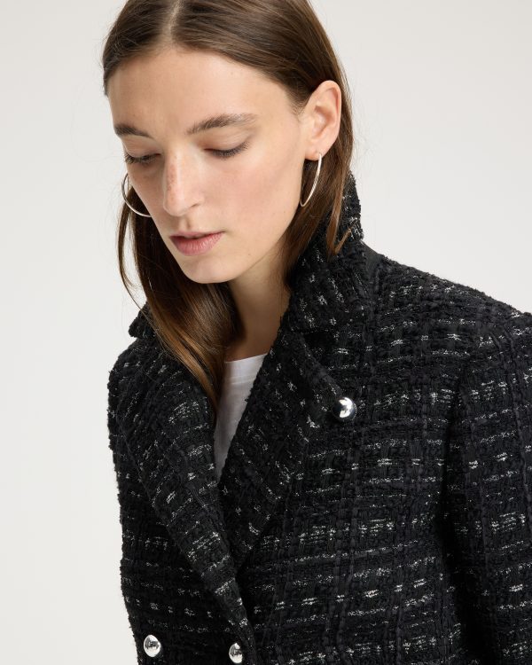 Kate Spade Galaxy Tweed Moto Jacket