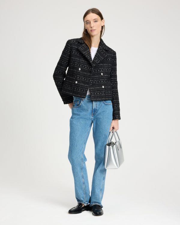 Kate Spade Galaxy Tweed Moto Jacket