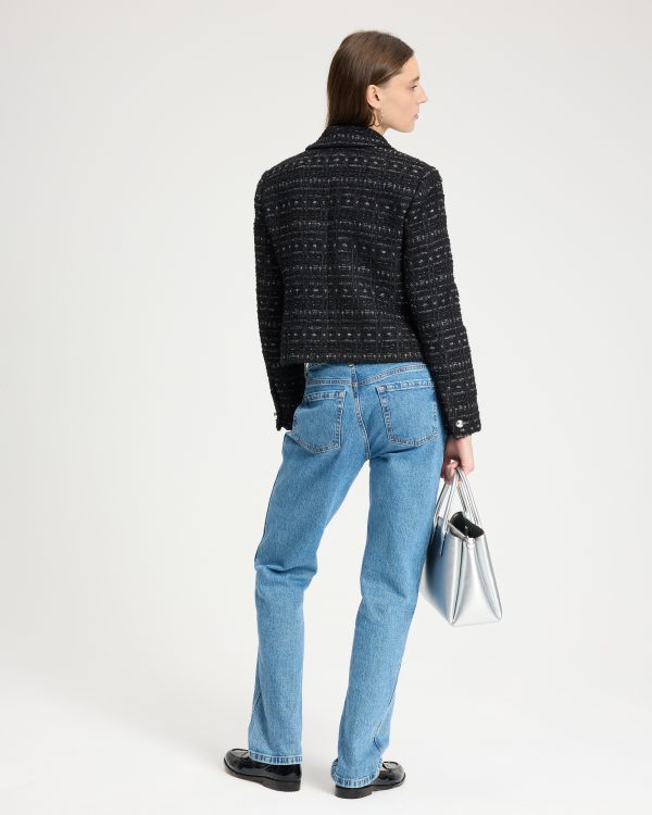 Kate Spade Galaxy Tweed Moto Jacket