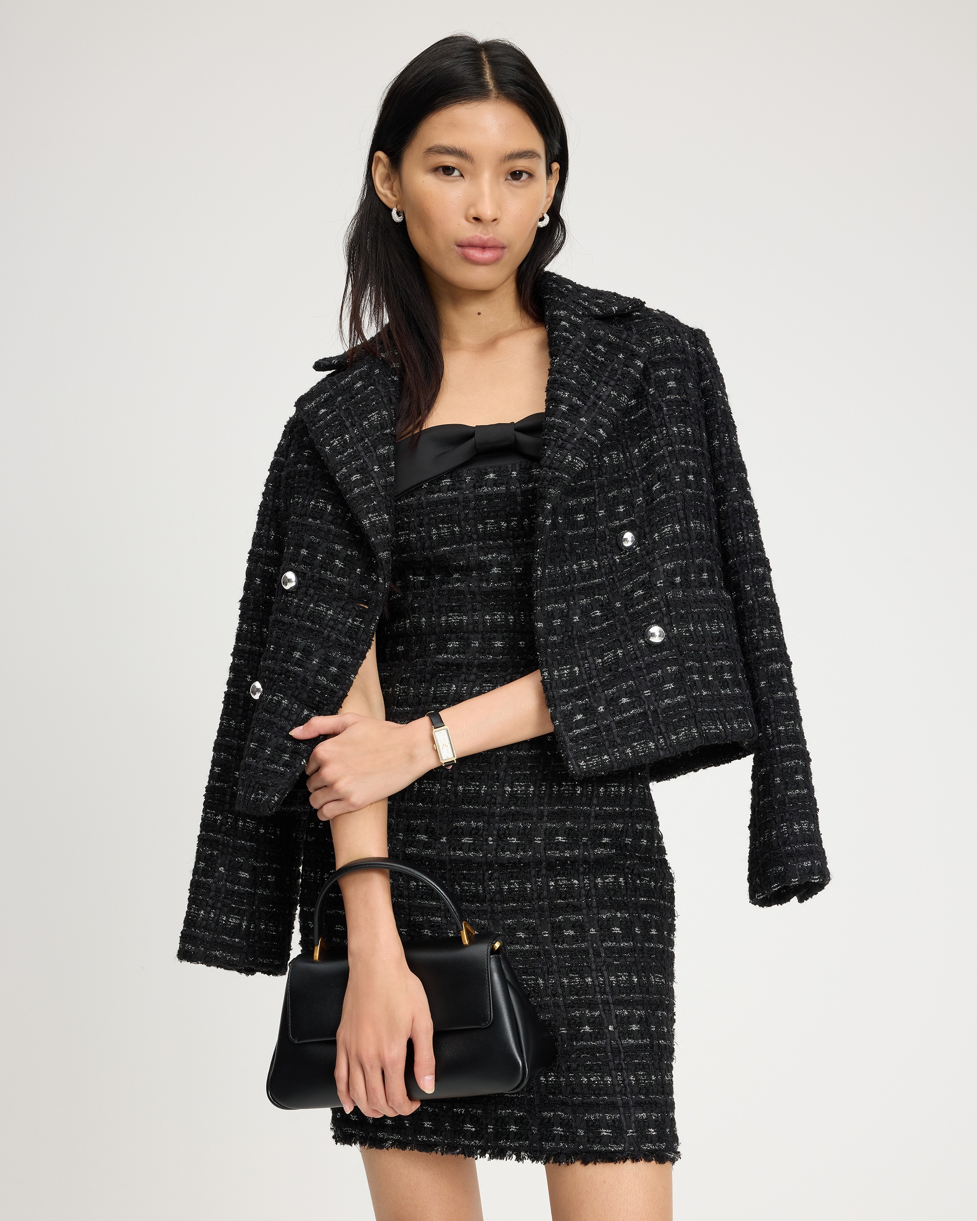 Kate Spade Galaxy Tweed Bow Dress - Image 6