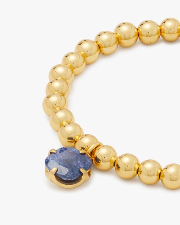 Kate Spade Pop Of Joy Spade Flower Stretch Bracelet