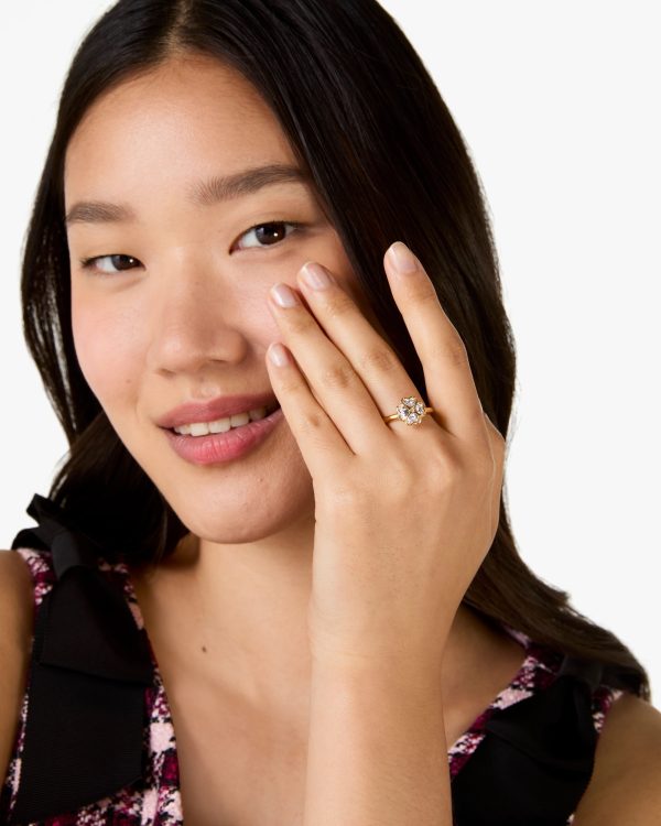 Kate Spade Something Sparkly Spade Ring