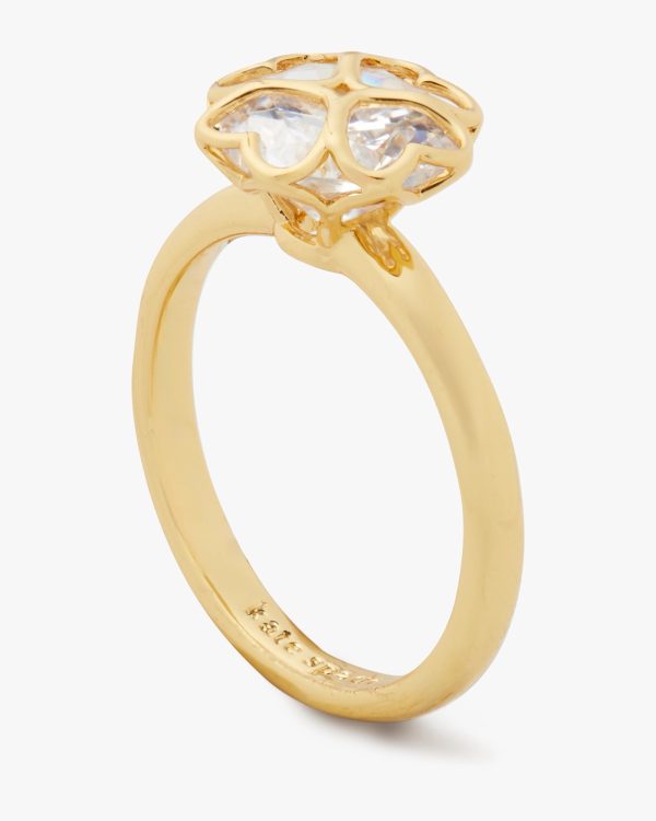 Kate Spade Something Sparkly Spade Ring