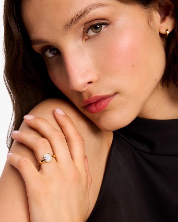 Kate Spade Fine Time To Shine Pavé Diamond Ring