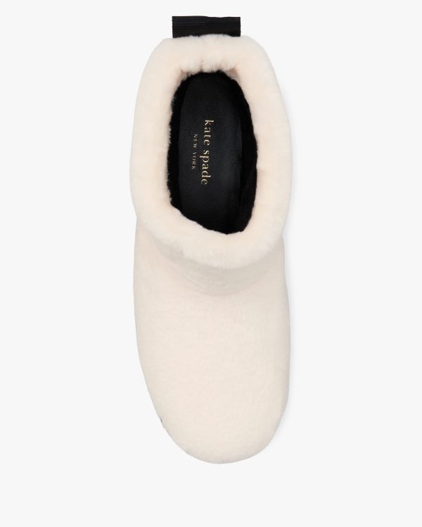 Kate Spade Puffed Faux Fur Pull-on Booties