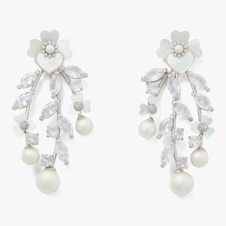Kate Spade Precious Pansy Chandelier Earrings