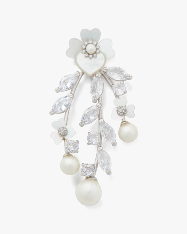 Kate Spade Precious Pansy Chandelier Earrings