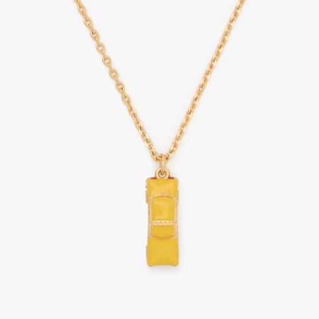 Kate Spade Hit The City Taxi Pendant Necklace