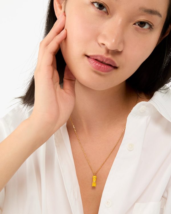 Kate Spade Hit The City Taxi Pendant Necklace