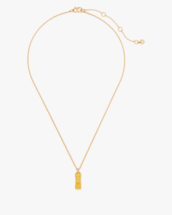 Kate Spade Hit The City Taxi Pendant Necklace