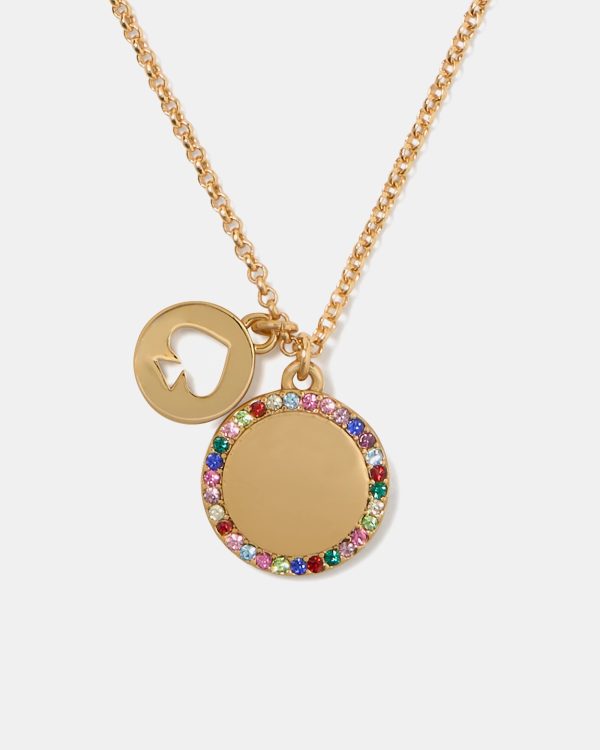 Kate Spade Spot The Spade Pave Charm Pendant