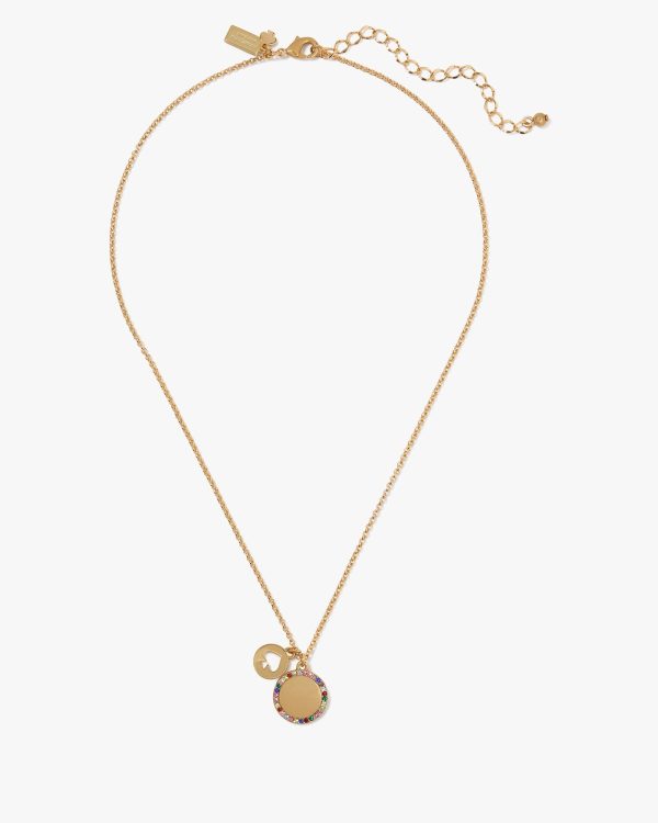 Kate Spade Spot The Spade Pave Charm Pendant