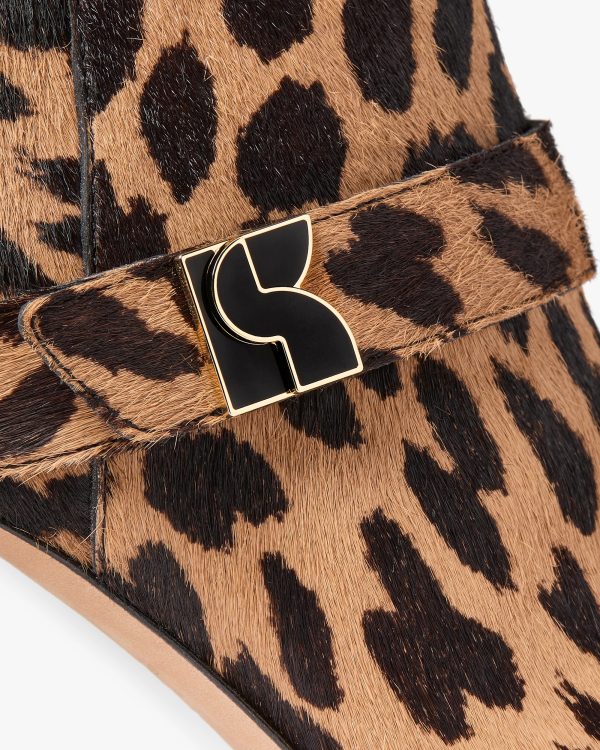 Kate Spade Dakota Leopard Zip Up Booties