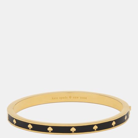 Kate Spade Spot The Spade Enamel Hinged Bangle