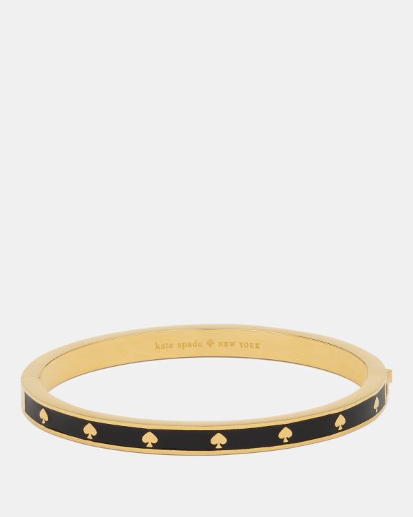 Kate Spade Spot The Spade Enamel Hinged Bangle