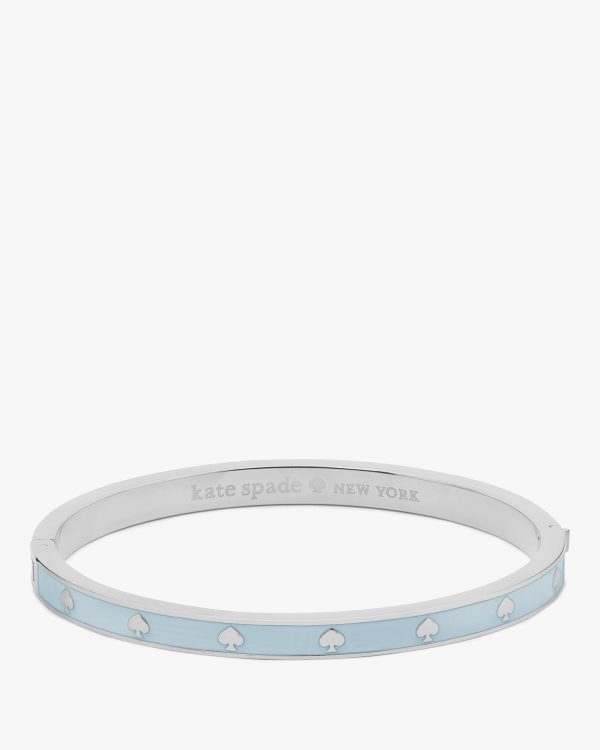 Kate Spade Spot The Spade Enamel Hinged Bangle